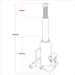 Viking Vking Bottle Jack 10 Tonne PBJ10S Viking - Dynamic Drive