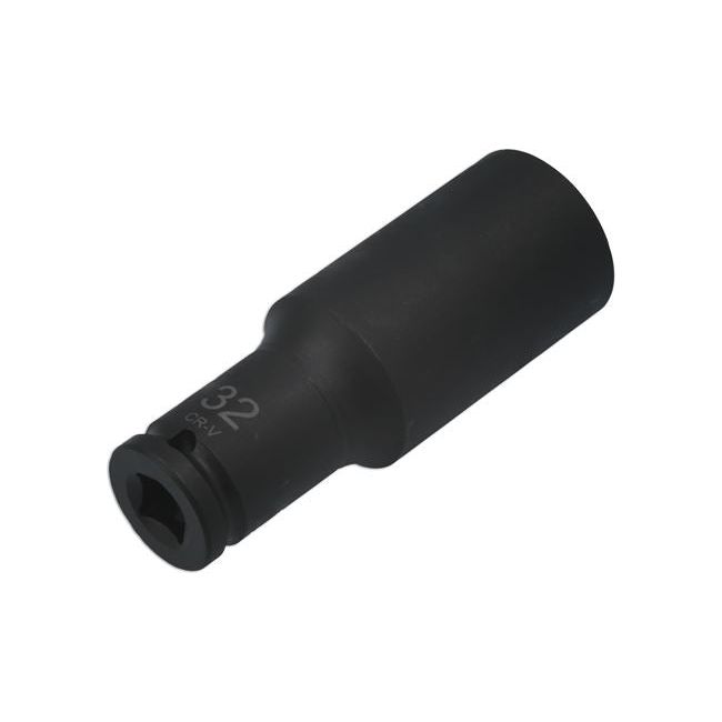 Laser Extra Deep Impact Socket 1/2"D 32mm 7773 Laser - Dynamic Drive