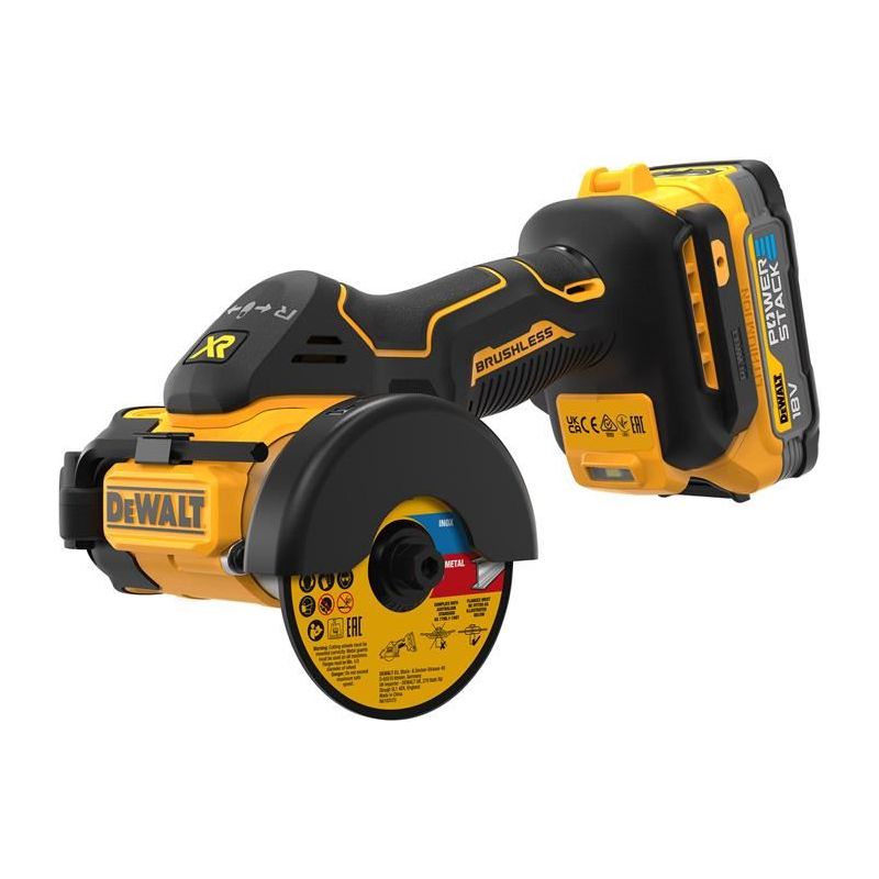 Dewalt Power Tools DCS438E2T XR BL Cut Off Tool 18V 2 x 1.7Ah POWERSTACK™ Li-ion DeWALT Power Tools - Dynamic Drive