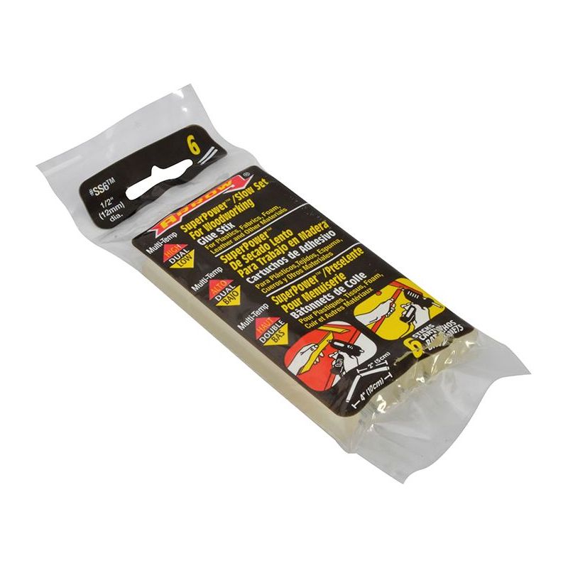 Arrow SS6 Slow Set Glue Stix 12 x 102mm (Pack 6) Arrow - Dynamic Drive