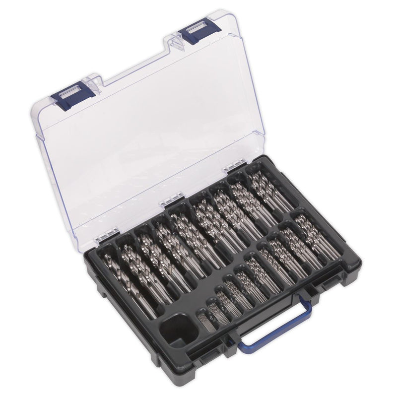Sealey HSS Fully Ground Drill Bit Assortment 170pc1-10mm DBS170FG Sealey - Dynamic Drive