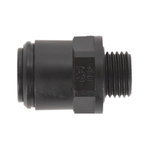 Sealey Straight Adaptor 6mm x 1/4"BSP Pack of 5 (John Guest Speedfitï PM010612E) Sealey - Dynamic Drive