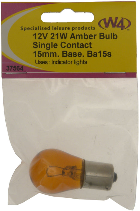 W4 Amber Flasher 21W 12V 37564 W4 - Dynamic Drive