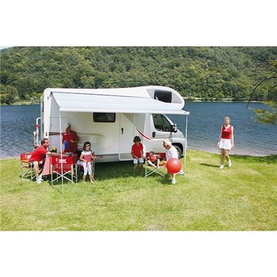 Fiamma F45 S Winch Awning Wind Out 300 Titanium Case Royal Grey Fabric 06290A01R Fiamma  - Dynamic Drive