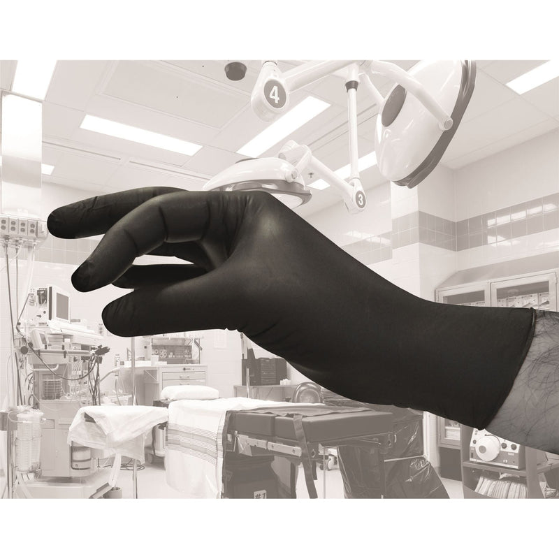 Bodyguards Powder Free Black Nitrile Disposable Gloves Medium Box of 100 Tattoo Bodyguard - Dynamic Drive