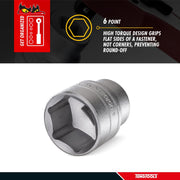 Teng Tools 1/2" Socket 6 pt Metric 13mm Teng Tools - Dynamic Drive