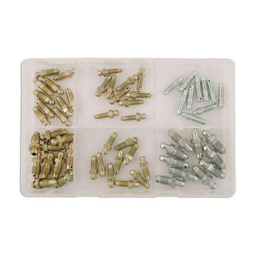 Connect Assorted Brake Bleed Screws Box 60pc 31882 Tool Connection - Dynamic Drive