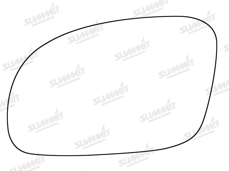 Summit Stick-On Standard Mirror Glass fits VW Beetle 00 on LHS Summit - Dynamic Drive
