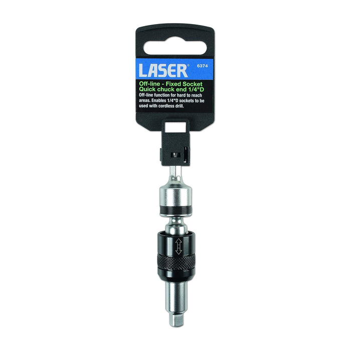 Laser Off-Line/Fixed Socket 1/4"D 6374 Laser - Dynamic Drive