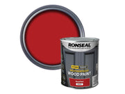 Ronseal 10 Year Weatherproof Wood Paint Royal Red Gloss 750ml Ronseal - Dynamic Drive