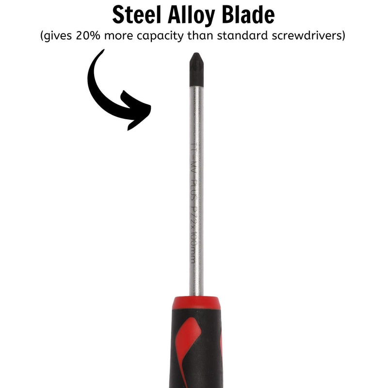 Teng Tools PZ Screwdriver PZ2 x 100mm L Teng Tools - Dynamic Drive