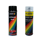 Aerosol Kit For Nissan Z11 Black Pearl Metallic Paint Qashqai Juke +Matt Lacquer Motip  - Dynamic Drive