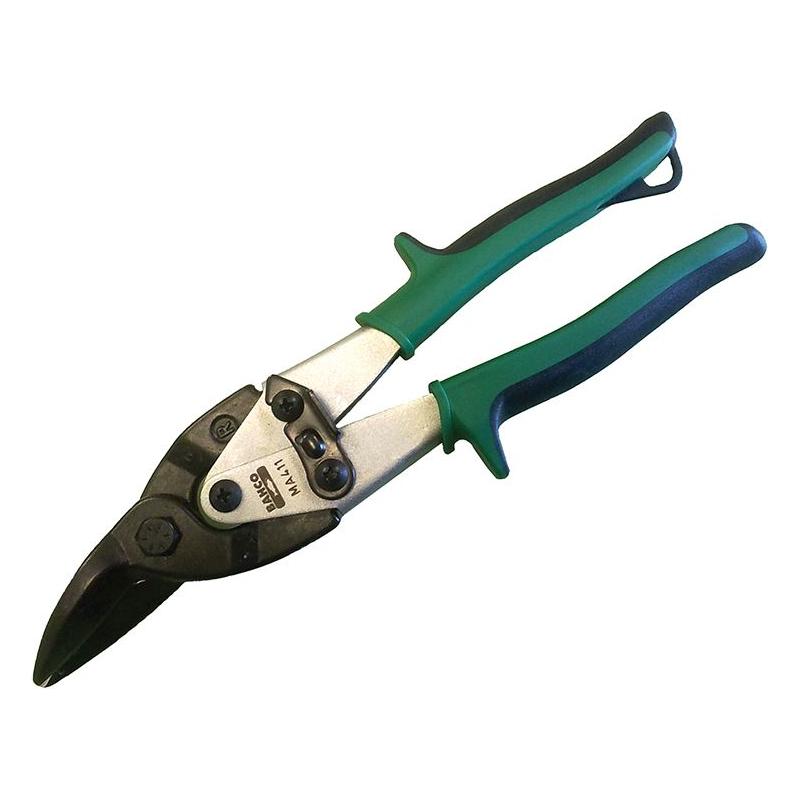 Bahco MA411 Green Aviation Compound Snips Right Cut 250mm (10in) Bahco - Dynamic Drive