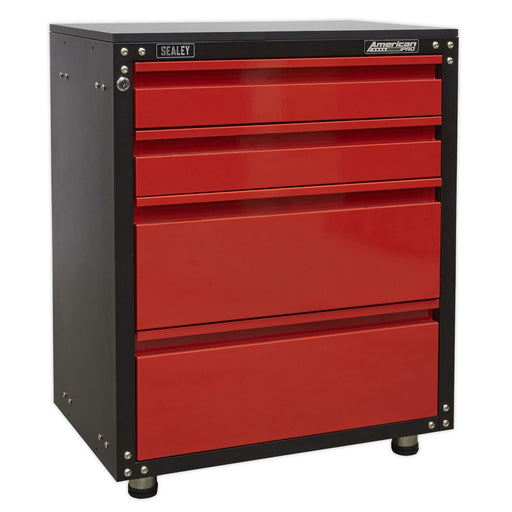 Sealey Modular 4 Drawer Cabinet with Worktop 665mm APMS84 Sealey - Dynamic Drive