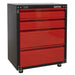 Sealey Modular 4 Drawer Cabinet with Worktop 665mm APMS84 Sealey - Dynamic Drive