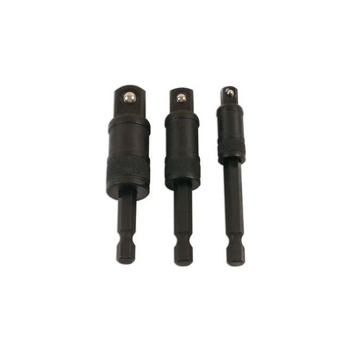 Laser Impact Quick Locking Socket Adaptor Set 75mm 3pc 7778 Laser - Dynamic Drive