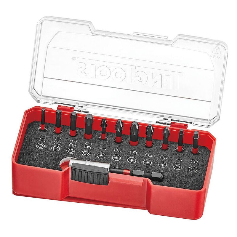Teng Tools Impact Bit Set Construction With Belt Clip Mixed 12 Pieces Teng Tools - Dynamic Drive