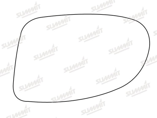 Summit Stick-On Standard Mirror Glass fits Vauxhall Omega LHS Summit - Dynamic Drive