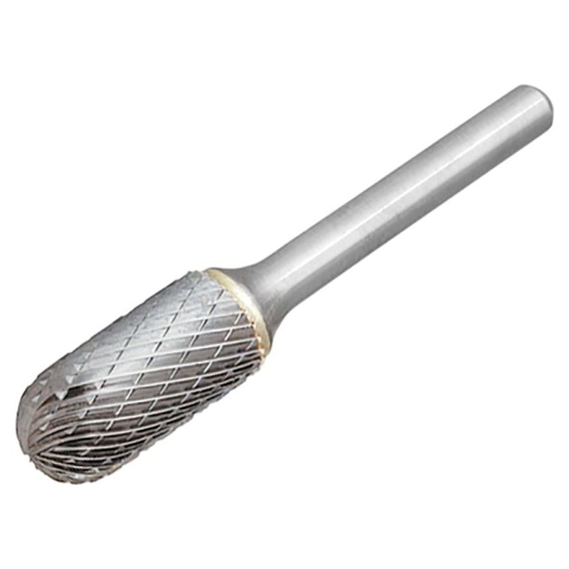 Dormer Solid Carbide Bright Rotary Burr Ball Nosed Cylinder 16 x 6mm Dormer - Dynamic Drive