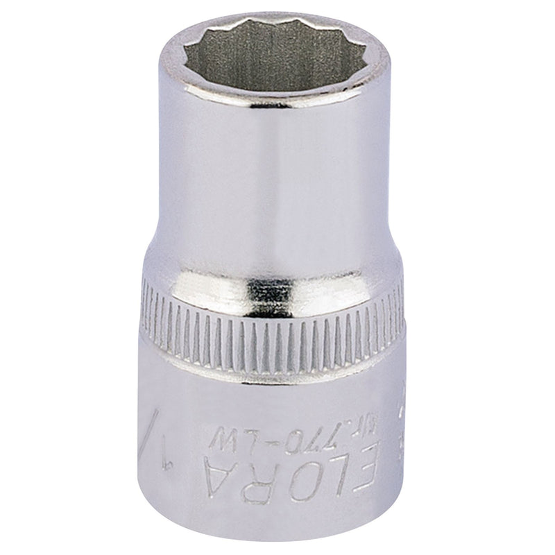 Draper Elora Whitworth Bi-Hexagon Socket, 1/2" Sq. Dr., 1/4" 24814 Draper - Dynamic Drive