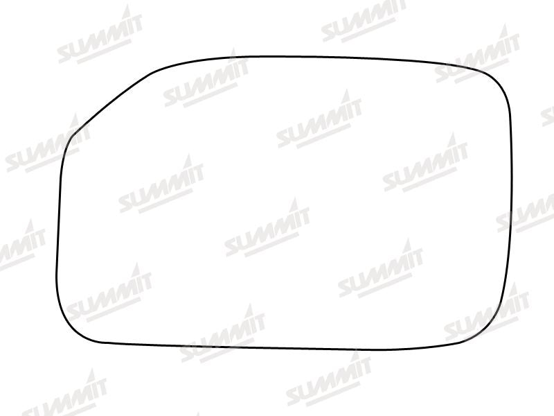 Summit Stick-On Standard Mirror Glass fits Peugeot 106 RHS Summit - Dynamic Drive