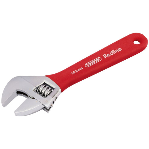 Draper Soft Grip Adjustable Wrench, 150mm, 19mm Capacity 67589 Draper - Dynamic Drive