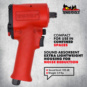 Teng Tools 1/2" Mini Air Impact Wrench Teng Tools - Dynamic Drive
