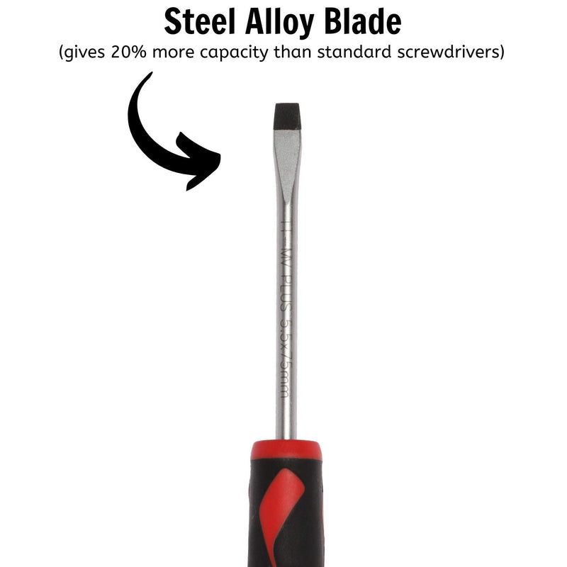 Teng Tools Flat Screwdriver 1.0 x 5.5 x 75mm S Teng Tools - Dynamic Drive