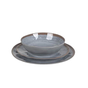 Bo-Camp Tableware Halo Melamine 12 Pieces Grey Bo-Camp - Dynamic Drive