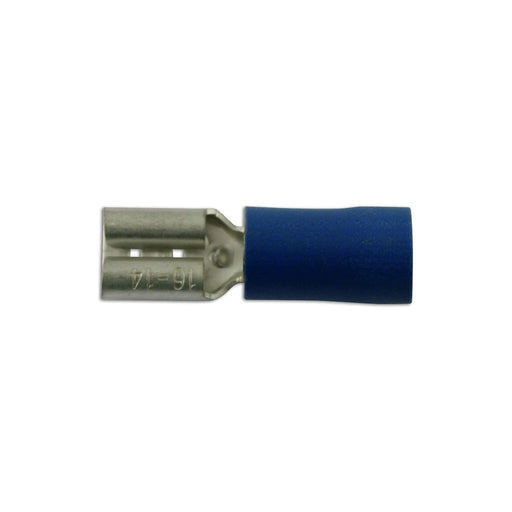 Tool Connection Blue Female Push On Insulated Terminal 6.3mm 10pc 36872 Tool Connection - Dynamic Drive