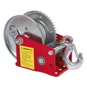 Sealey Geared Hand Winch with Brake & Cable 540kg Capacity GWC1200B Sealey - Dynamic Drive
