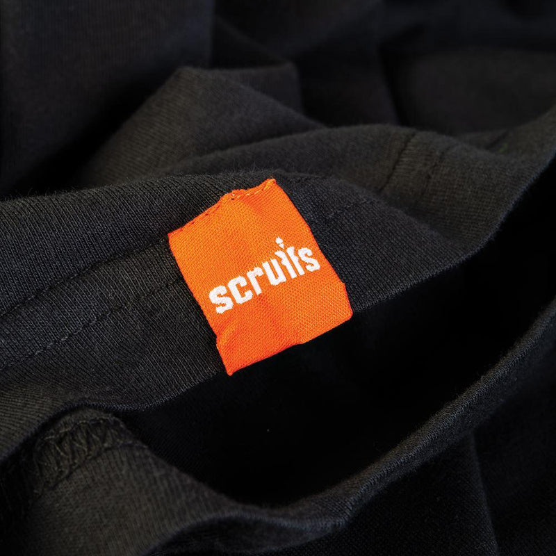 Scruffs Eco Worker T-Shirt Black XS Scruffs - Dynamic Drive