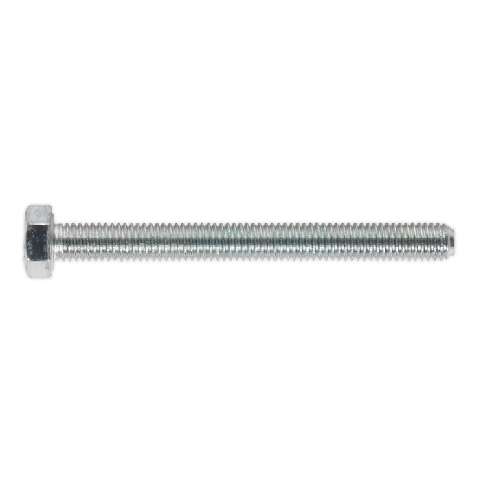 Sealey HT Setscrew M5 x 50mm 8.8 Zinc DIN 933 Pack of 50 SS550 Sealey  - Dynamic Drive