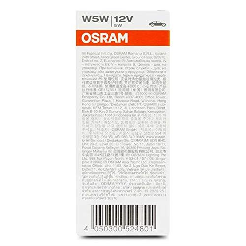 Osram O'2825 Original Bulb, W5W, 1 Unit Osram - Dynamic Drive