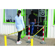 Connect Black & Yellow Barrier Tape 75mm x 500m Non Adhesive 1pc 35364 Tool Connection - Dynamic Drive