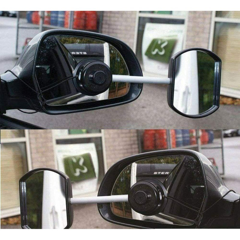 Suck It And See Towing Wing Mirror Stick On Extension Twin Pack Convex + Flat Streetwize  - Dynamic Drive