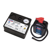Sealey Tyre Inflator 12V & Emergency Puncture Sealant Kit MAC10S Sealey - Dynamic Drive