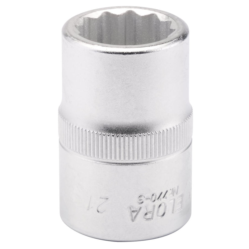 Draper Elora Bi-Hexagon Socket, 3/4" Sq. Dr., 21mm 00690 Draper - Dynamic Drive