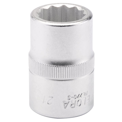 Draper Elora Bi-Hexagon Socket, 3/4" Sq. Dr., 21mm 00690 Draper - Dynamic Drive