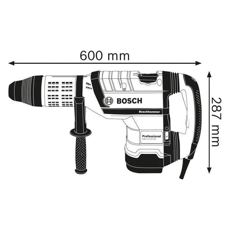 Bosch GBH 12-52 DV SDS-Max Professional Rotary Hammer 1700W 110V Bosch - Dynamic Drive