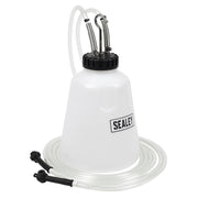 Sealey Hi-Flow Twin Pipe Brake Bleed Bottle 2L VS0218 Sealey - Dynamic Drive