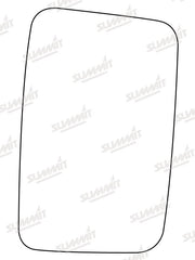 Summit Stick-On Commercial Mirror Glass fits Peugeot Boxer 94 to 02 LHS RHS Summit - Dynamic Drive