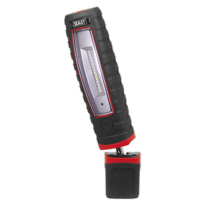 Sealey LED360 Cordless 360° 3W LED Rechargeable Inspection Lamp Black Li-ion Sealey  - Dynamic Drive