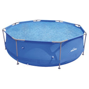 Dellonda Steel Frame Round Swimming Pool & Filter Pump 10ft - Blue DL19 Dellonda - Dynamic Drive