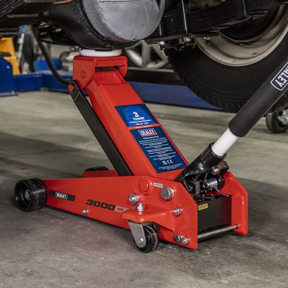 Sealey Trolley Jack 3tonne Standard Chassis 3000CXD Sealey  - Dynamic Drive