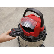 Sealey Vacuum Cleaner Cordless Wet & Dry 20L 20V SV20 Series Body Only Sealey  - Dynamic Drive