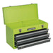 Sealey Tool Chest 3 Drawer Portable - Hi-Vis Green AP9243BBHV Sealey  - Dynamic Drive