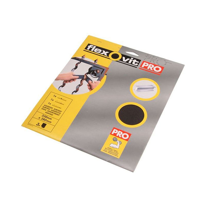 Flexovit Emery Cloth Sanding Sheets 230 x 280mm Fine 120G (25) Flexovit - Dynamic Drive
