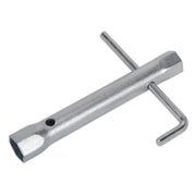 Sealey Double End Long Reach Spark Plug Box Spanner 18/21mm with L-Bar MS161 Sealey - Dynamic Drive