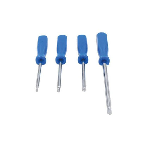 Laser Clutch Head Screwdriver Set 4pc 8477 Laser - Dynamic Drive